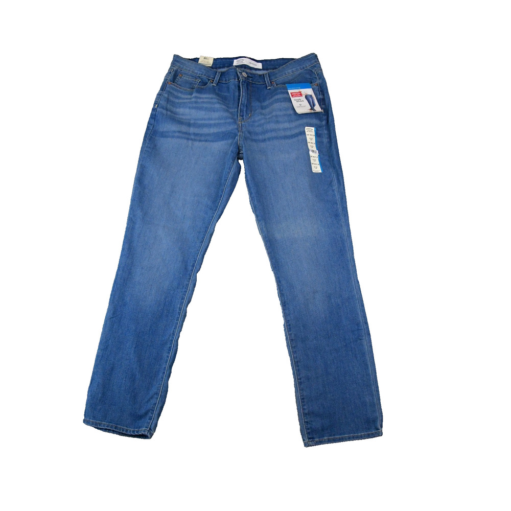 Signature by Levi Strauss Womens Jeans 16 33x30 Slim Stretch Blue Denim